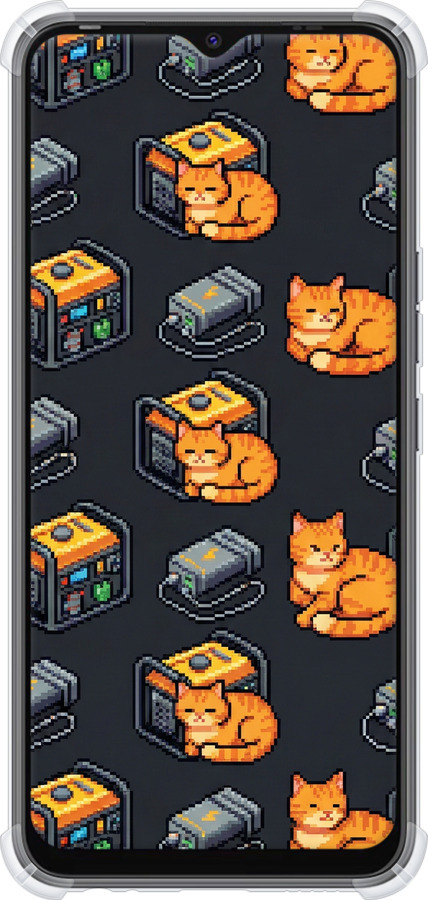 Силикон с усиленными углами чехол Autonomous Zone для Tecno Spark 8C KG5k - 6771sp-2680 изображение 