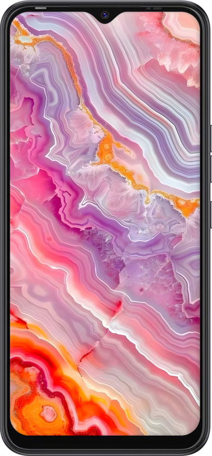 Силиконовый чехол Мрамор 2 для Tecno Spark 8C KG5k - 6307u-2680 изображение 