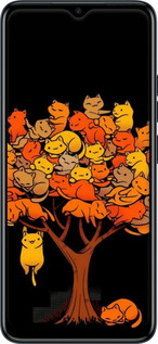 TPU чехол Дерево та котики для Infinix Smart 7 - 6516b-3195 изображение 