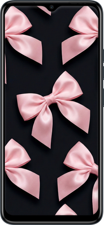 TPU чехол Coquette Ribbons Dark Coquette для Infinix Smart 7 - 6767b-3195 изображение 