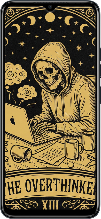 TPU чехол The Overthinker для Infinix Smart 7 - 6774b-3195 изображение 