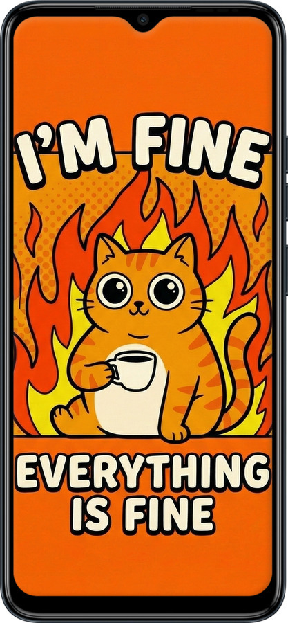 TPU чехол Funny Cat для Tecno Spark Go 2023 BF7 - 6786b-2952 изображение 