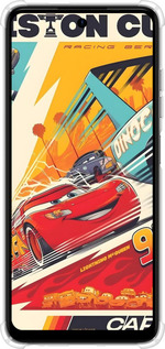 Силіконовий протиударний с посиленими кутами чехол Тачки для Tecno Spark Go 2024 - 6288sp-3432 изображение 