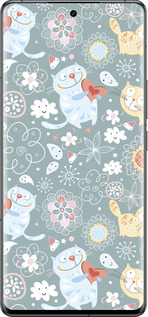 Силіконовий чехол Кошенята v3 для Vivo IQOO 12 PRO - 1223u-3420 изображение 