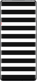 Силиконовый чехол Черно-белые полосы для Vivo IQOO 12 PRO - 4461u-3420 изображение 