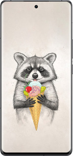 Силиконовый чехол Енотик с мороженым для Vivo IQOO 12 PRO - 4602u-3420 изображение 