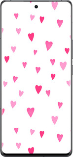 Силиконовый чехол Сердечки 2 для Vivo IQOO 12 PRO - 4763u-3420 изображение 