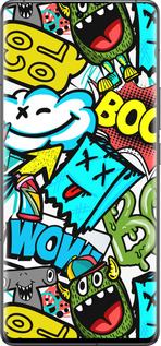 Силиконовый чехол Стикеры v4 для Vivo IQOO 12 PRO - 5508u-3420 изображение 