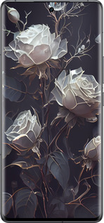 Силіконовий чехол Троянди 2 для Vivo IQOO 12 PRO - 5550u-3420 изображение 