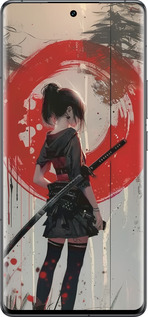 Силиконовый чехол Сумерки воина: Танец с катаной для Vivo IQOO 12 PRO - 6123u-3420 изображение 