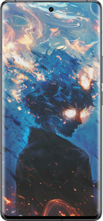 Силиконовый чехол Сатору Годжо для Vivo IQOO 12 PRO - 6129u-3420 изображение 