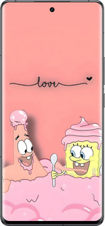 Силиконовый чехол Спанч Боб для Vivo IQOO 12 PRO - 6282u-3420 изображение 