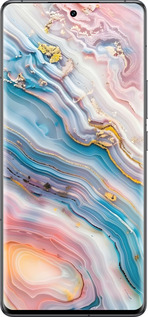 Силиконовый чехол Мрамор красивый для Vivo IQOO 12 PRO - 6376u-3420 изображение 
