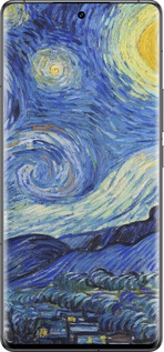 Силиконовый чехол «Звездная ночь» Винсента Ван Гога для Vivo IQOO 12 PRO - 6433u-3420 изображение 