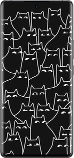 Силиконовый чехол С изображением кошек для Vivo IQOO 12 PRO - 6470u-3420 изображение 