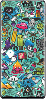 Силиконовый чехол Стикер бомбинг 1 для Vivo IQOO 12 PRO - 693u-3420 изображение 