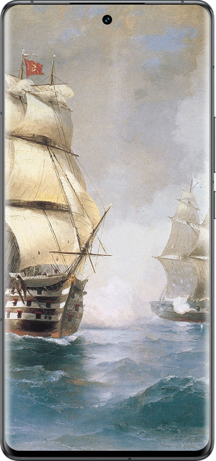 Силиконовый чехол Айвазовский. Корабли для Vivo IQOO 12 PRO - 160u-3420 изображение 