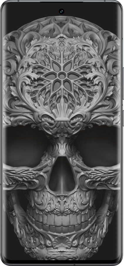 Силиконовый чехол skull-ornament для Vivo IQOO 12 PRO - 4101u-3420 изображение 