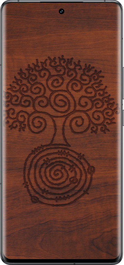 Силиконовый чехол Узор дерева для Vivo IQOO 12 PRO - 4119u-3420 изображение 