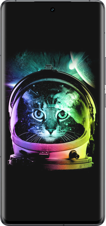 Силиконовый чехол Кот-астронавт для Vivo IQOO 12 PRO - 4154u-3420 изображение 