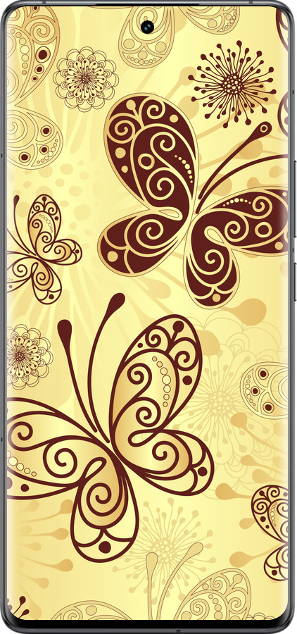 Силиконовый чехол Красивые бабочки для Vivo IQOO 12 PRO - 4170u-3420 изображение 