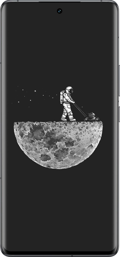 Силиконовый чехол Moon in dark для Vivo IQOO 12 PRO - 4176u-3420 изображение 