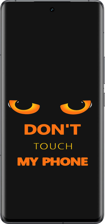 Силиконовый чехол Don't touch the phone для Vivo IQOO 12 PRO - 4261u-3420 изображение 