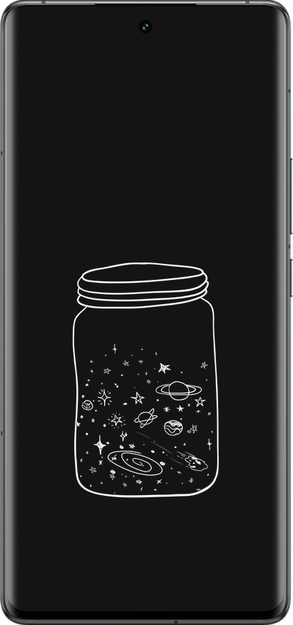 Силиконовый чехол Космос в банке для Vivo IQOO 12 PRO - 4297u-3420 изображение 