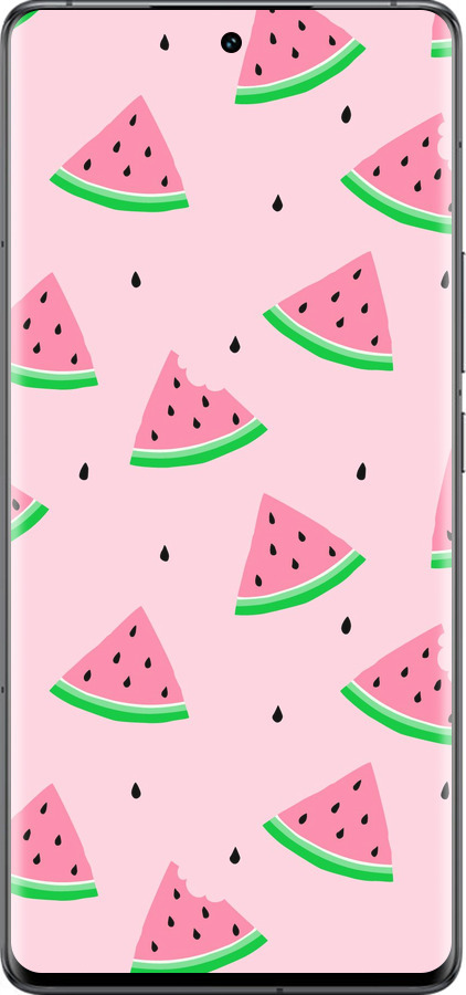 Силиконовый чехол Розовый арбуз для Vivo IQOO 12 PRO - 4314u-3420 изображение 