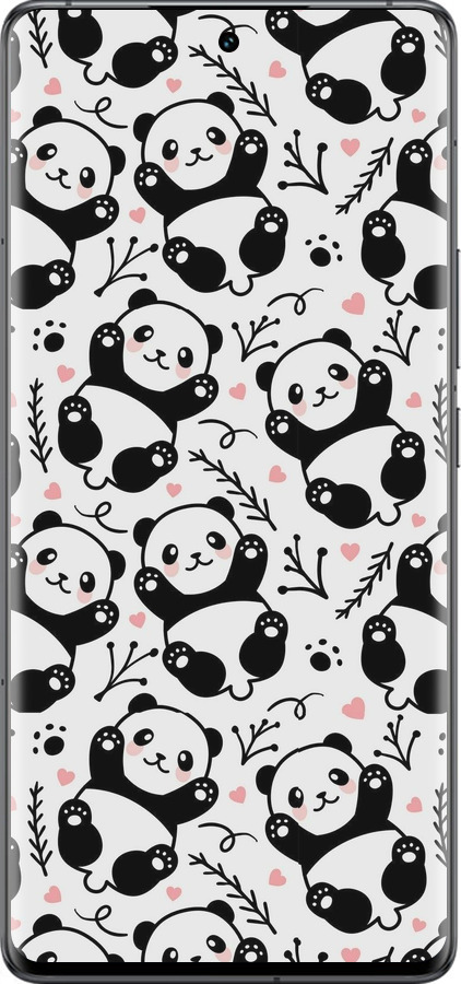 Силиконовый чехол Панды для Vivo IQOO 12 PRO - 4318u-3420 изображение 