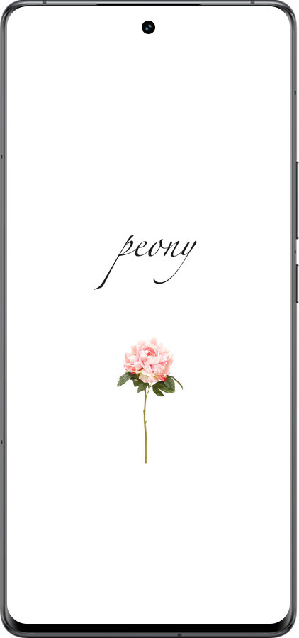 Силиконовый чехол Пион для Vivo IQOO 12 PRO - 4366u-3420 изображение 