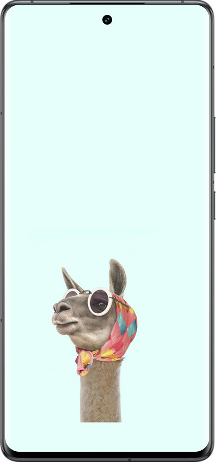 Силиконовый чехол Модная лама для Vivo IQOO 12 PRO - 4479u-3420 изображение 