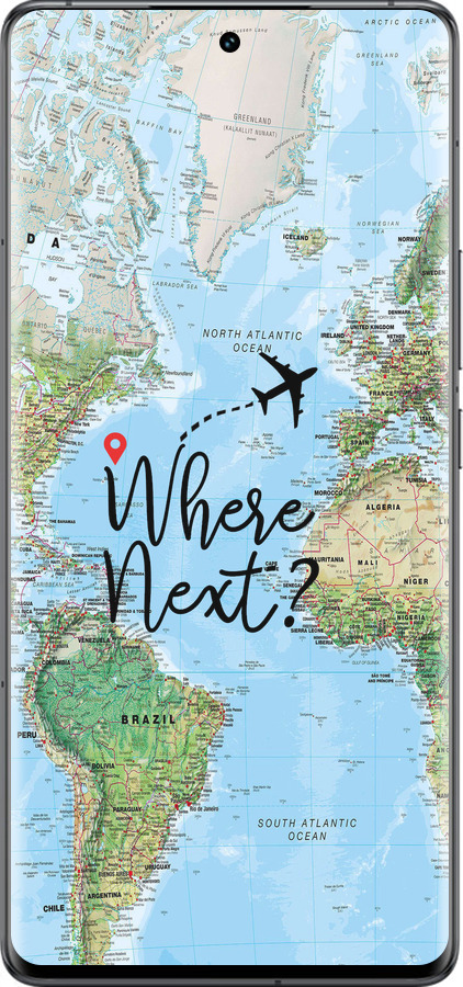 Силиконовый чехол Путешествие для Vivo IQOO 12 PRO - 4503u-3420 изображение 