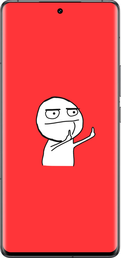 Силиконовый чехол Мем для Vivo IQOO 12 PRO - 4578u-3420 изображение 