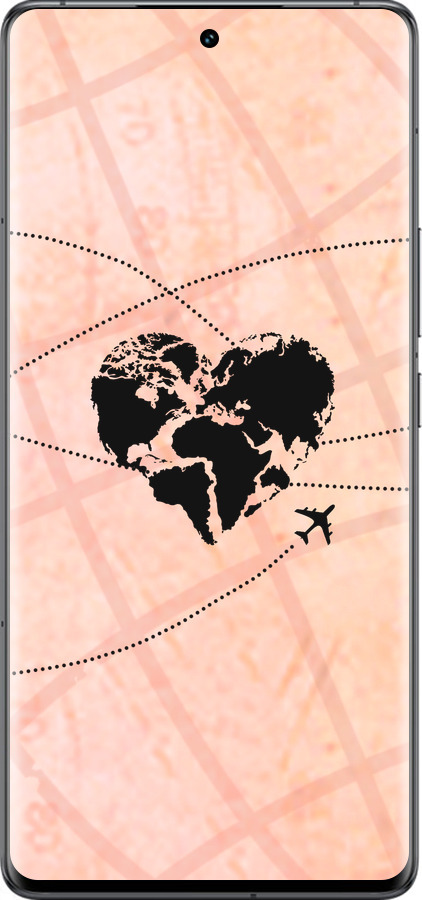 Силиконовый чехол Путешествуй для Vivo IQOO 12 PRO - 4607u-3420 изображение 