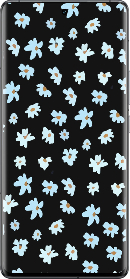 Силиконовый чехол Цветочный для Vivo IQOO 12 PRO - 4900u-3420 изображение 