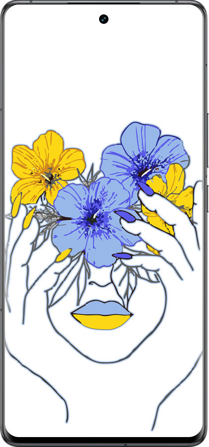 Силиконовый чехол Девушка v4 для Vivo IQOO 12 PRO - 5276u-3420 изображение 