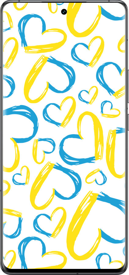 Силіконовий чехол Серця UA  для Vivo IQOO 12 PRO - 5292u-3420 изображение 