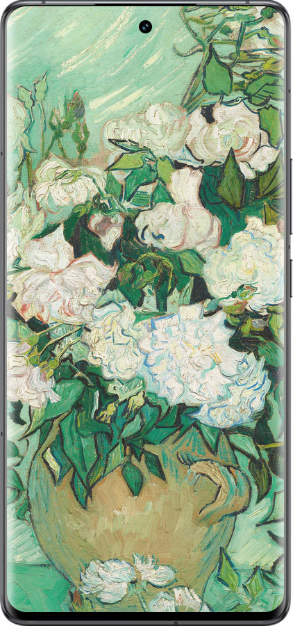 Силиконовый чехол Винсент Ван Гог. Ваза с розами для Vivo IQOO 12 PRO - 5543u-3420 изображение 