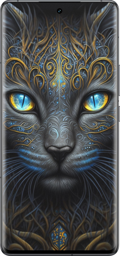 Силиконовый чехол Кошка для Vivo IQOO 12 PRO - 5548u-3420 изображение 