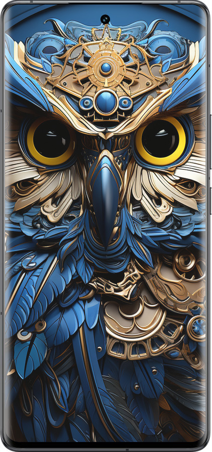 Силиконовый чехол Сова v2 для Vivo IQOO 12 PRO - 5649u-3420 изображение 