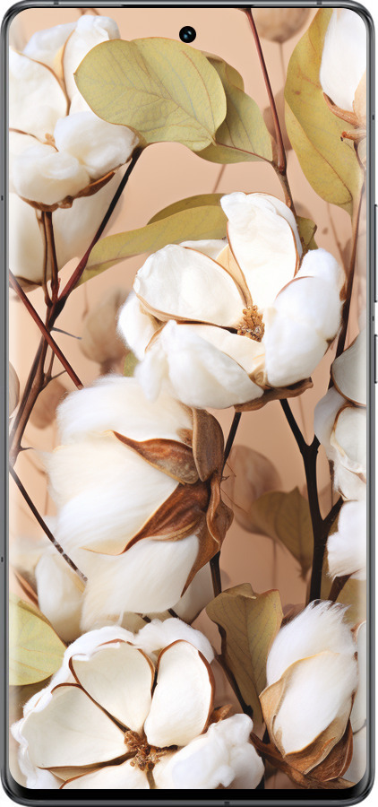 Силиконовый чехол Хлопок для Vivo IQOO 12 PRO - 5665u-3420 изображение 