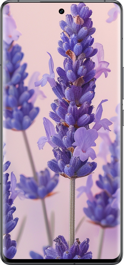 Силиконовый чехол Лаванда для Vivo IQOO 12 PRO - 6037u-3420 изображение 