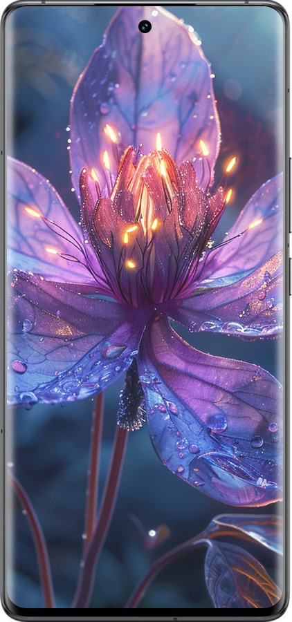 Силиконовый чехол Магический цветок для Vivo IQOO 12 PRO - 6038u-3420 изображение 