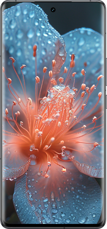 Силиконовый чехол Роса на цветке для Vivo IQOO 12 PRO - 6039u-3420 изображение 