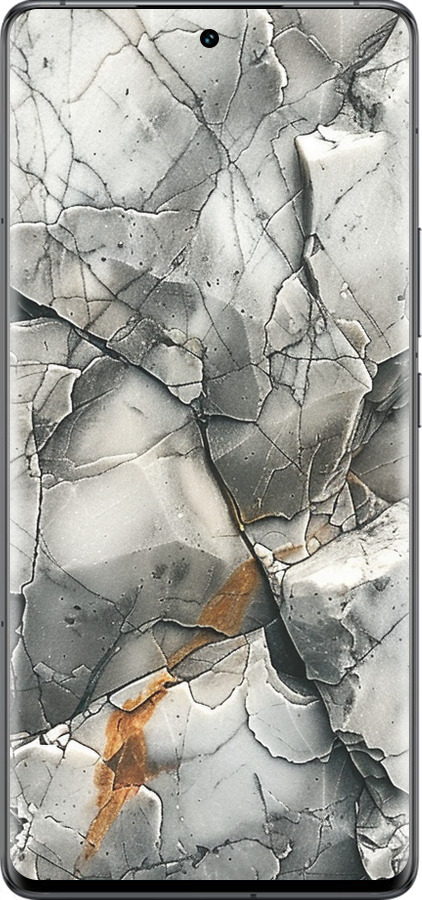 Силиконовый чехол Серый мрамор для Vivo IQOO 12 PRO - 6041u-3420 изображение 