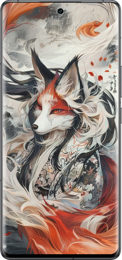 Силиконовый чехол Дух кицунэ' для Vivo IQOO 12 PRO - 6107u-3420 изображение 