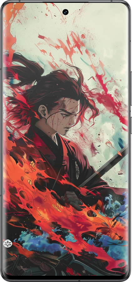 Силиконовый чехол Битва стихий для Vivo IQOO 12 PRO - 6110u-3420 изображение 