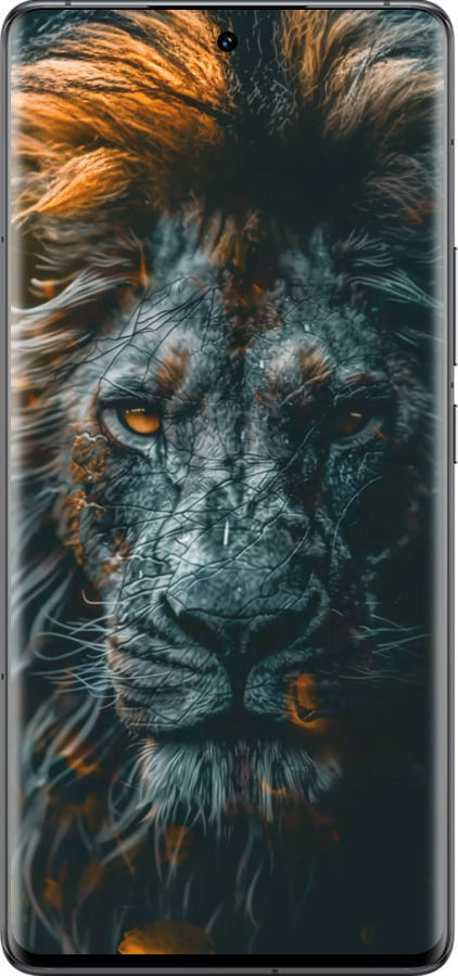 Силиконовый чехол Лев в сумерках для Vivo IQOO 12 PRO - 6154u-3420 изображение 