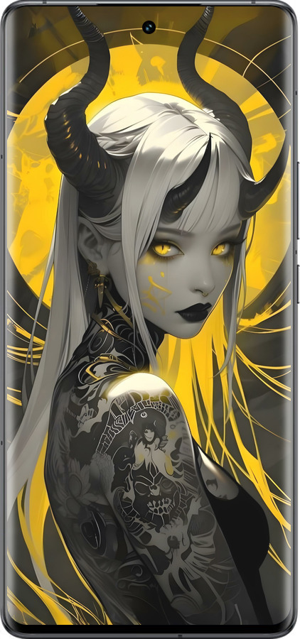 Силиконовый чехол Аниме демон 2 для Vivo IQOO 12 PRO - 6309u-3420 изображение 